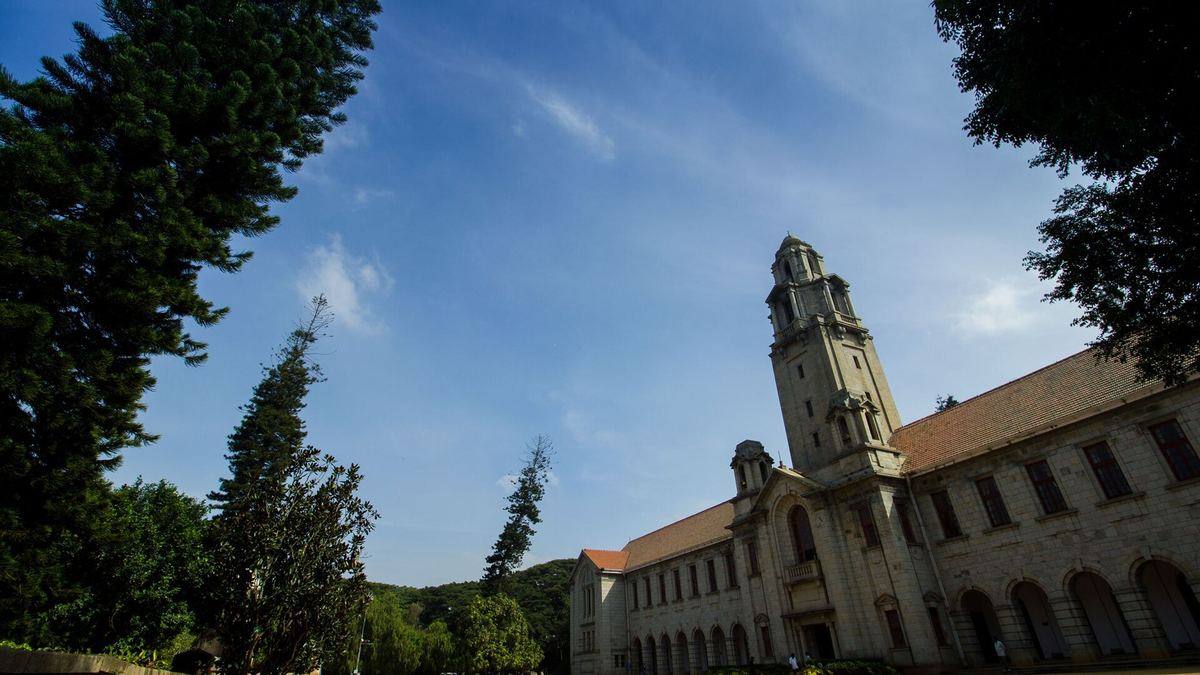 The main building of the Indian Institute of Science, Bengaluru